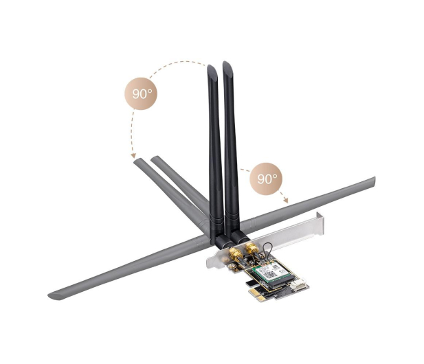 Cudy WE3000 (5400Mb/s a/b/g/n/ac/ax) BT 5.2 - 1110347 - zdjęcie 2